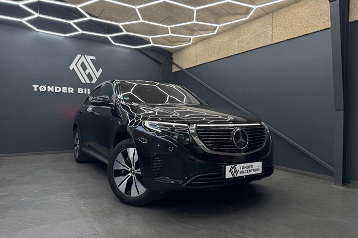 Sort Mercedes EQC400 fra 2023