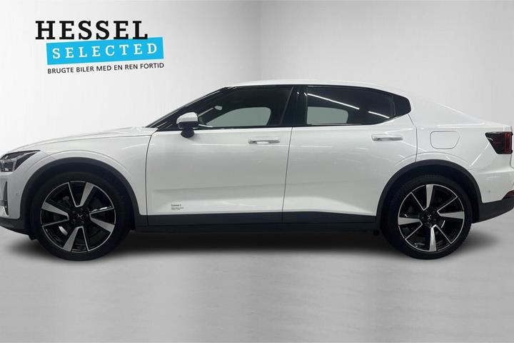 Hvid Polestar 2 fra 2023