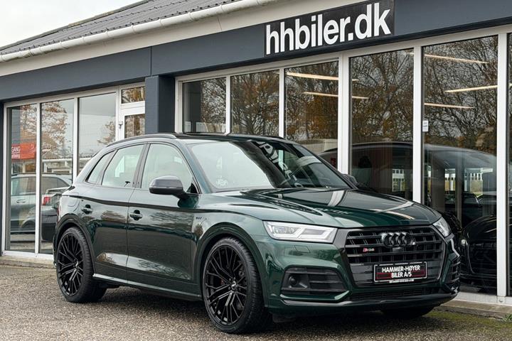 Grøn Audi SQ5 fra 2019
