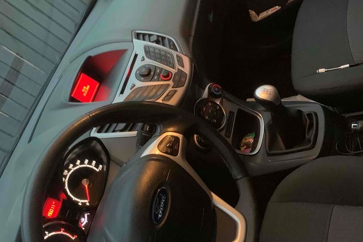 Sort Ford Fiesta fra 2011