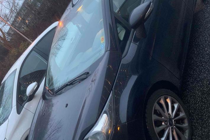 Sort Ford Fiesta fra 2011