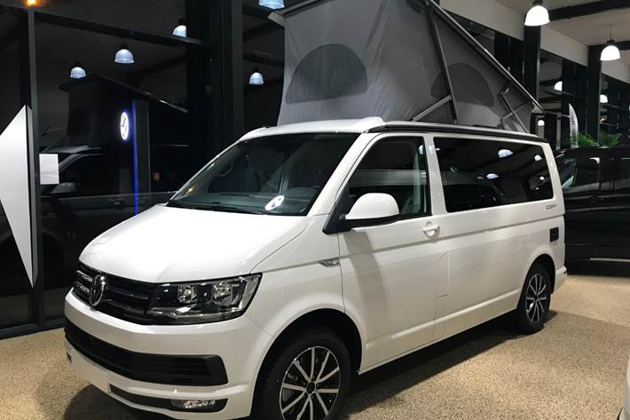 Hvid VW California fra 2019