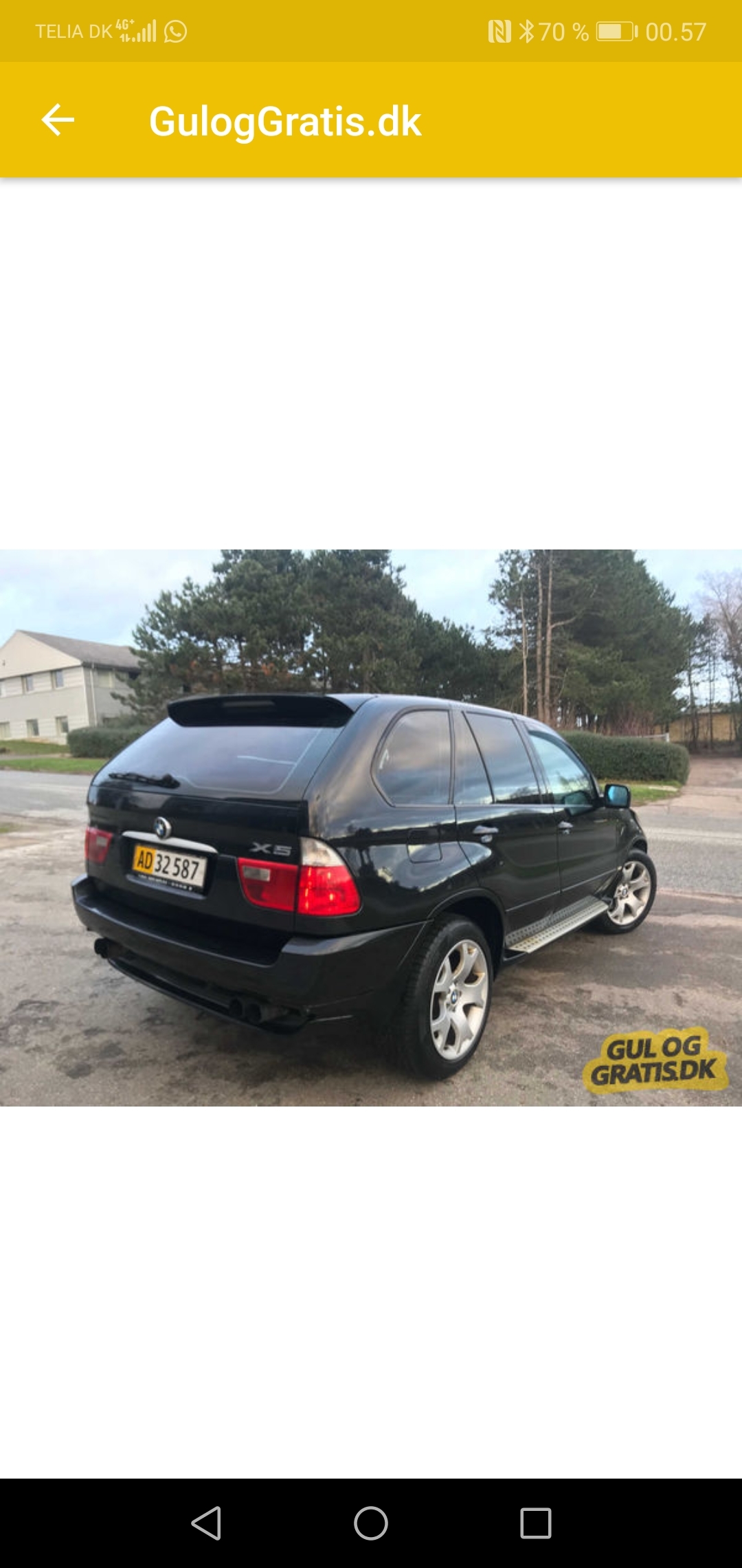 Sort BMW X5 fra 2004