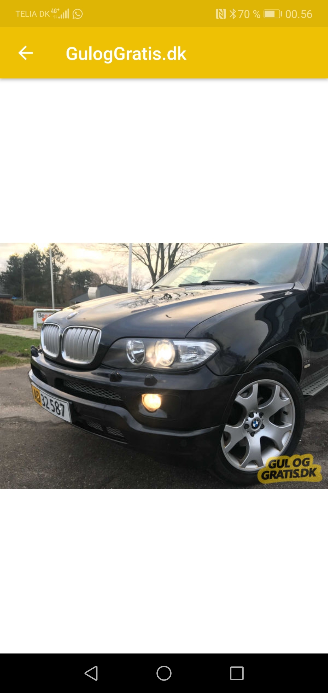 Sort BMW X5 fra 2004