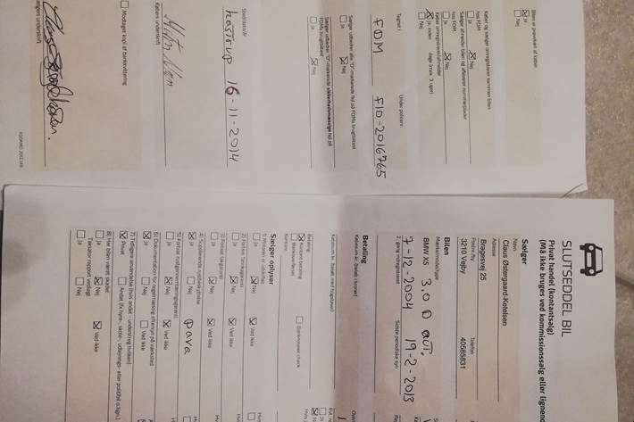 Sort BMW X5 fra 2004