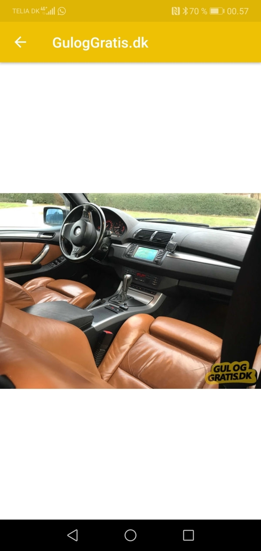 Sort BMW X5 fra 2004