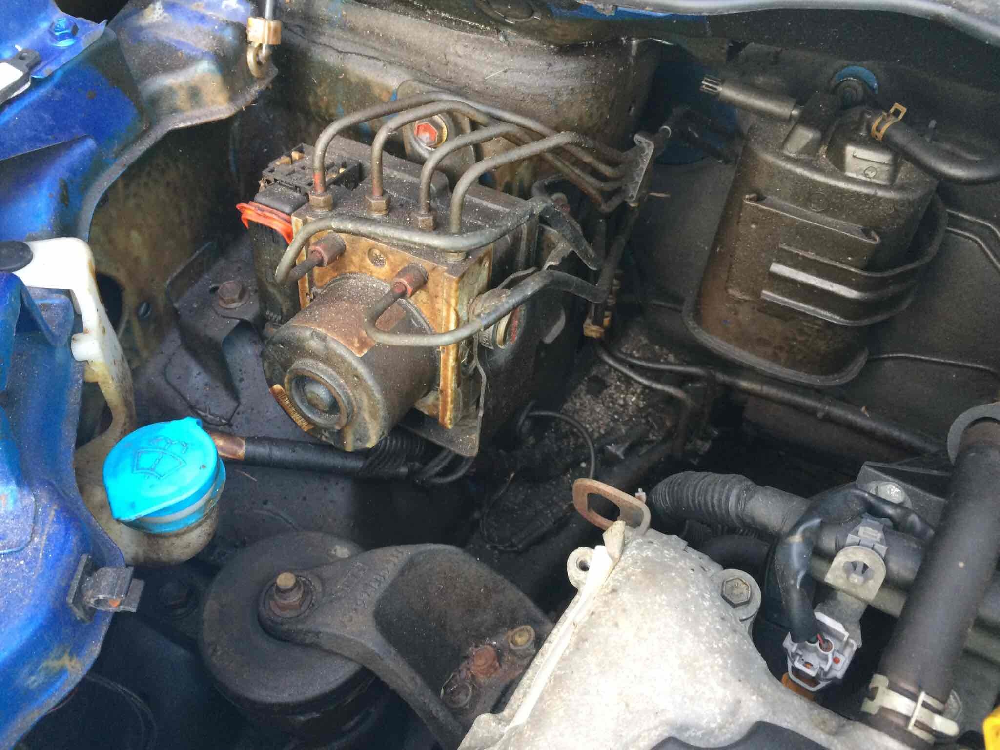 Blå Suzuki Swift fra 2006