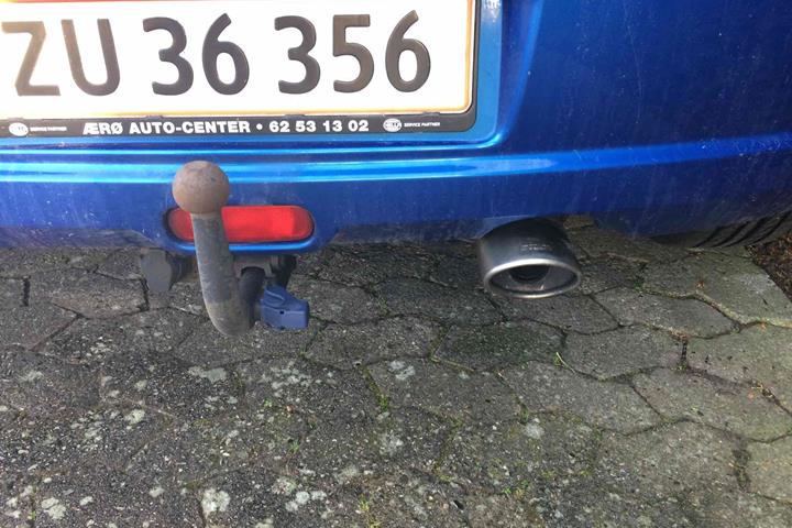 Blå Suzuki Swift fra 2006