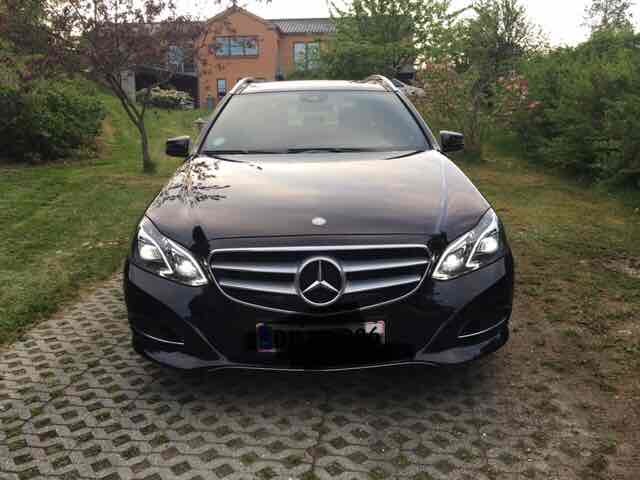 Sort Mercedes E250 fra 2014