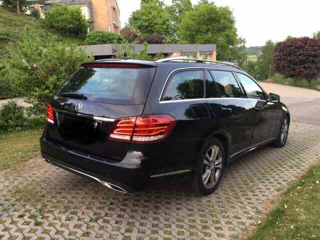 Sort Mercedes E250 fra 2014