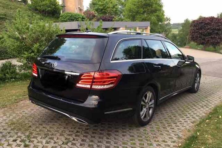 Sort Mercedes E250 fra 2014