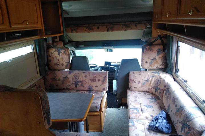 Hvid Fiat Ducato fra 1999