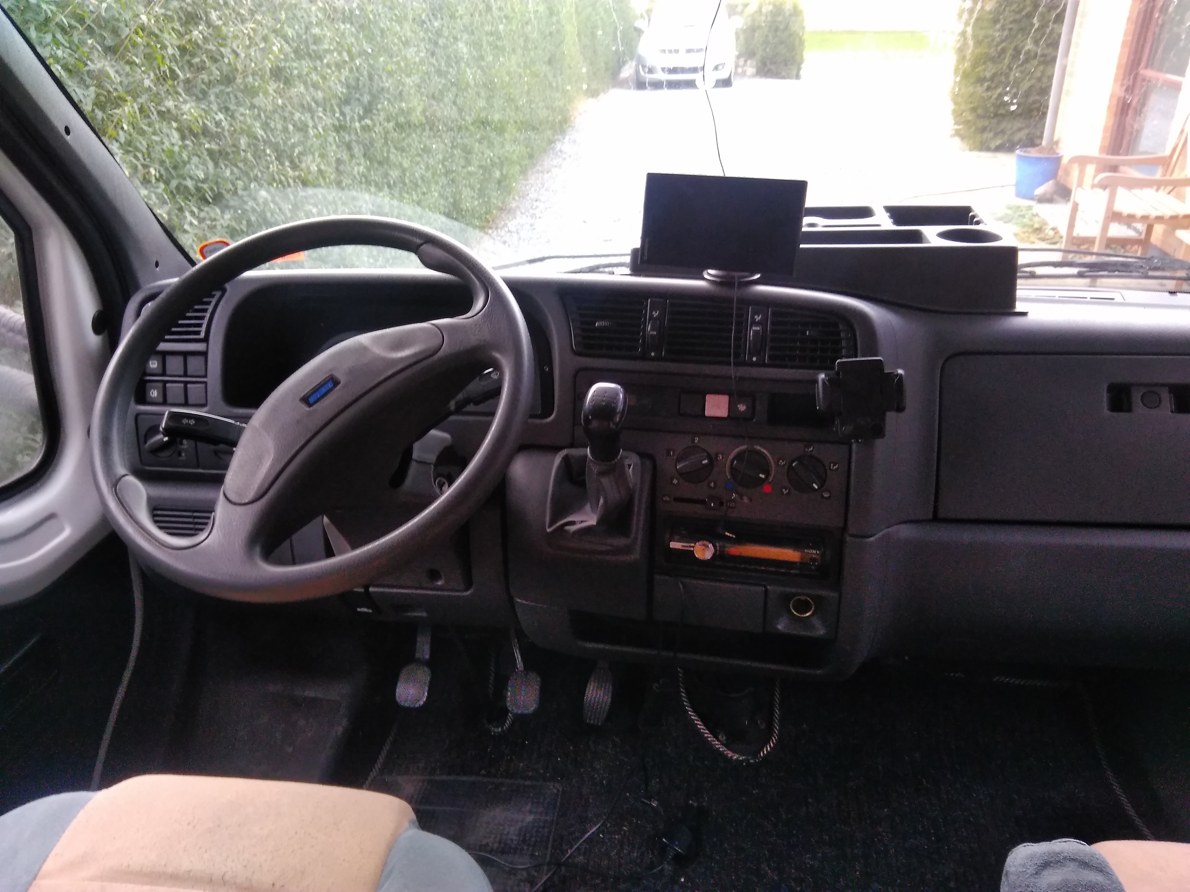 Hvid Fiat Ducato fra 1999
