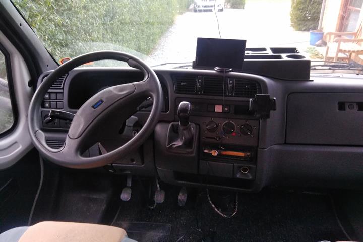 Hvid Fiat Ducato fra 1999