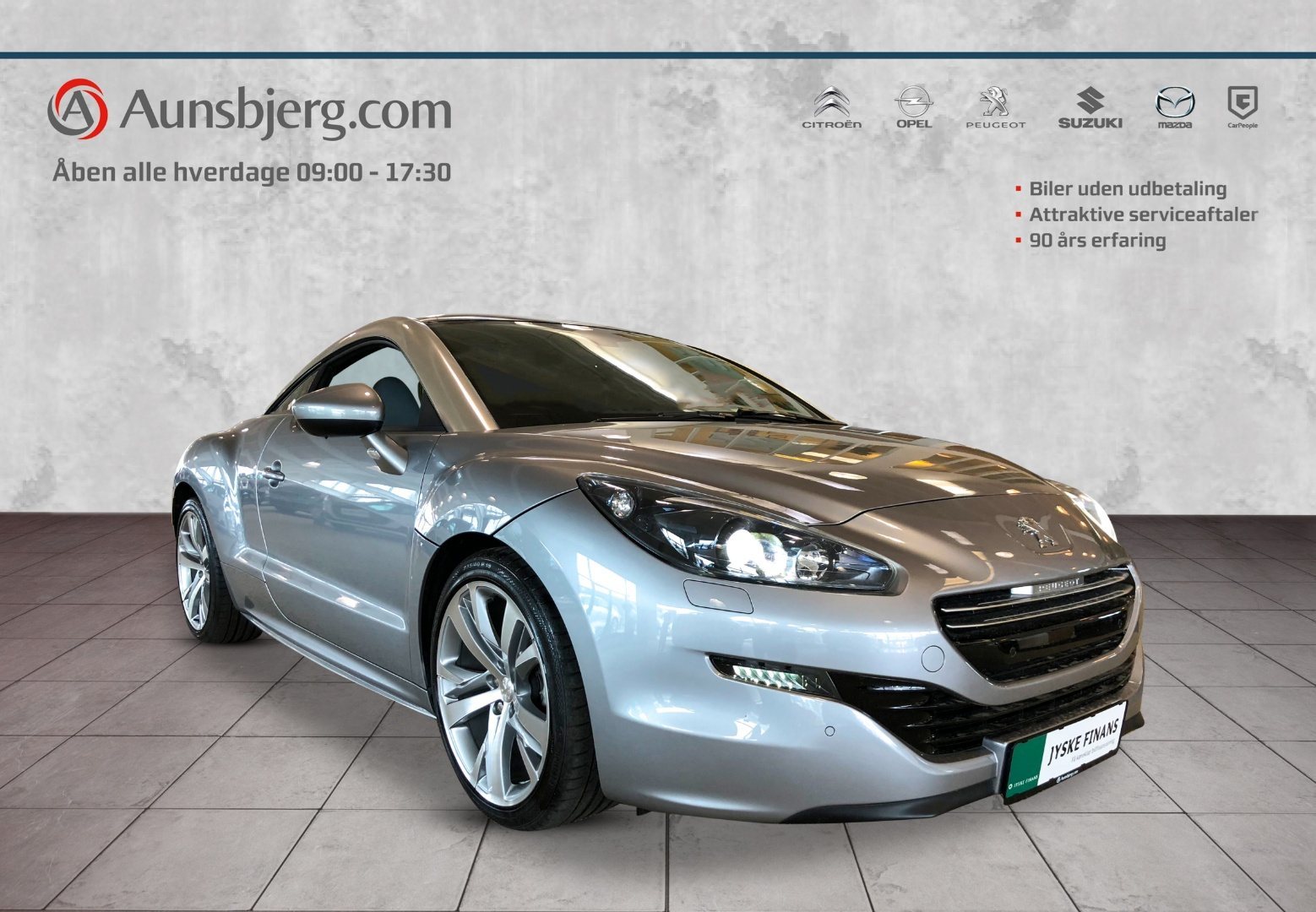 Guide til Peugeot RCZ R (Årgang 01/2014 - 12/2015)