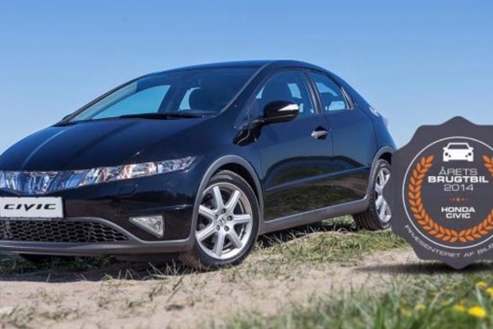 Sort Honda Civic fra 2007