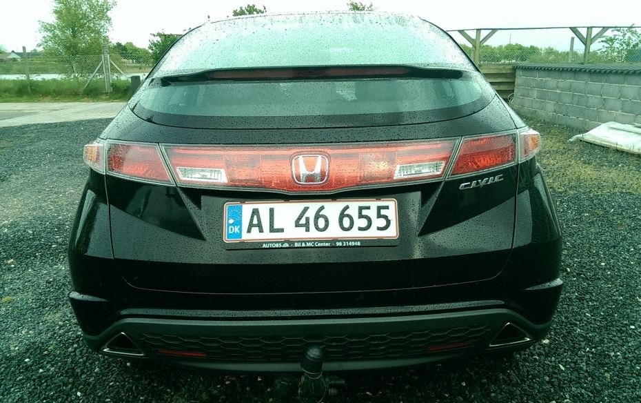 Sort Honda Civic fra 2007