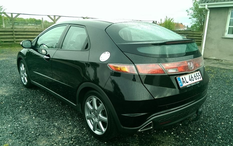 Sort Honda Civic fra 2007