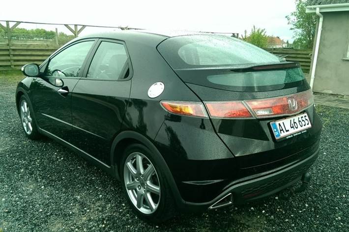 Sort Honda Civic fra 2007