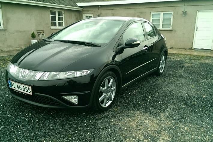 Sort Honda Civic fra 2007