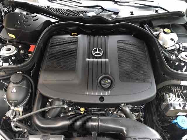 Sort Mercedes E250 fra 2014