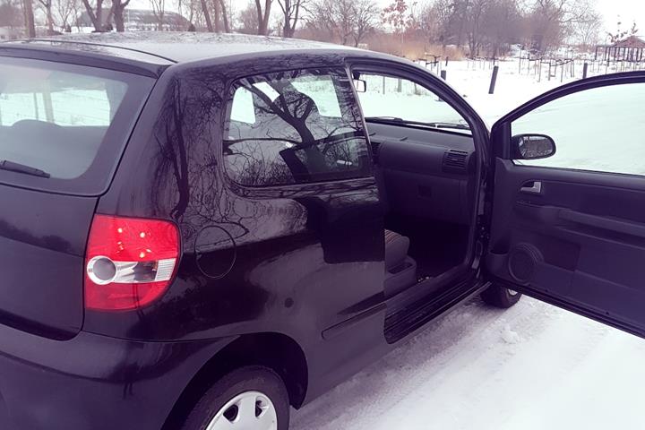 Sort VW Fox fra 2007