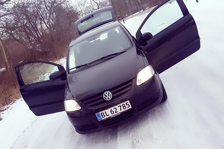 Sort VW Fox fra 2007