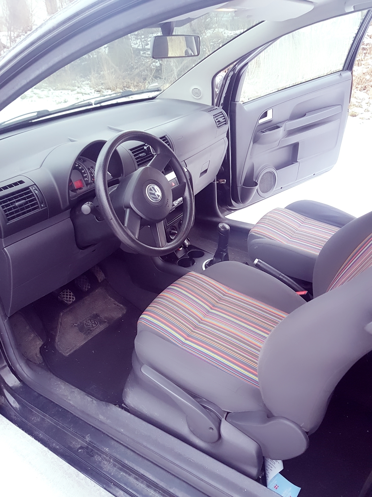 Sort VW Fox fra 2007