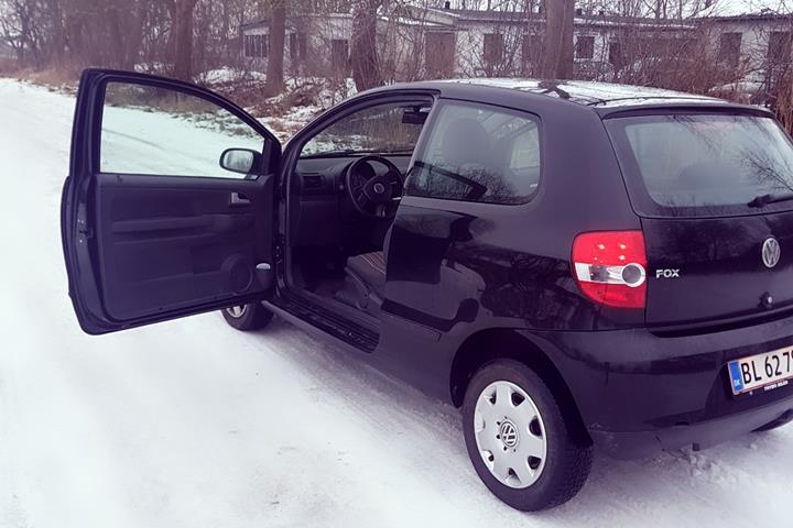 Sort VW Fox fra 2007