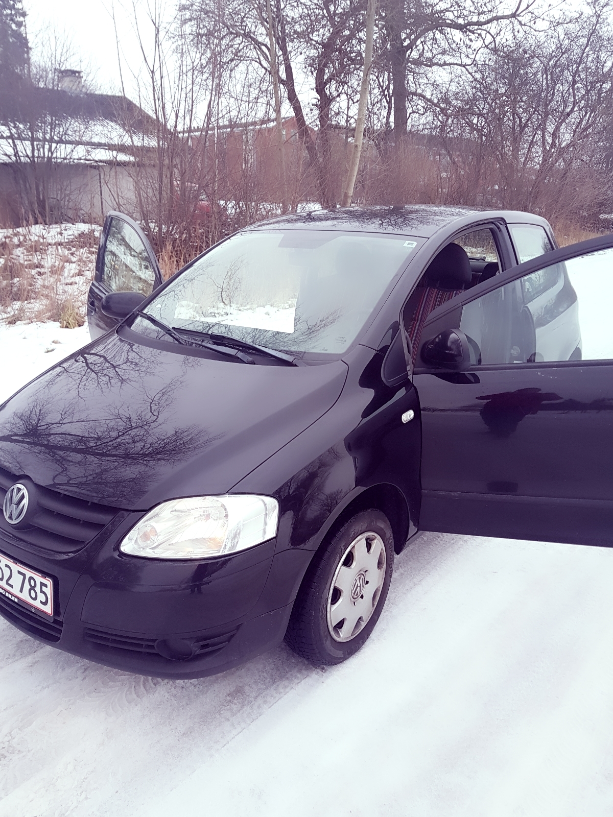 Sort VW Fox fra 2007
