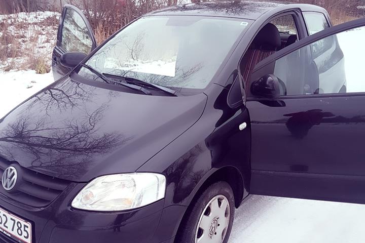 Sort VW Fox fra 2007
