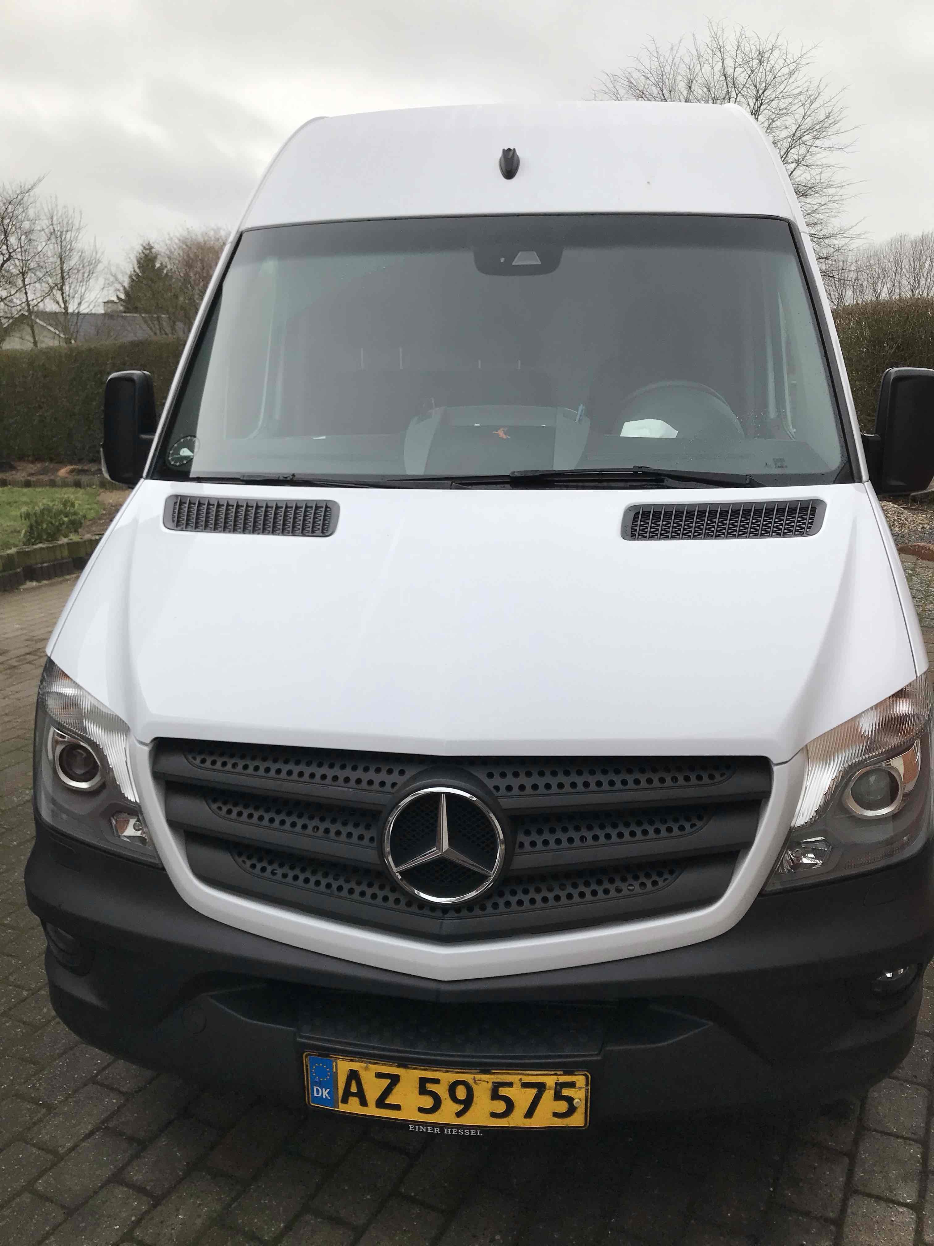 Hvid Mercedes Sprinter 316 fra 2016