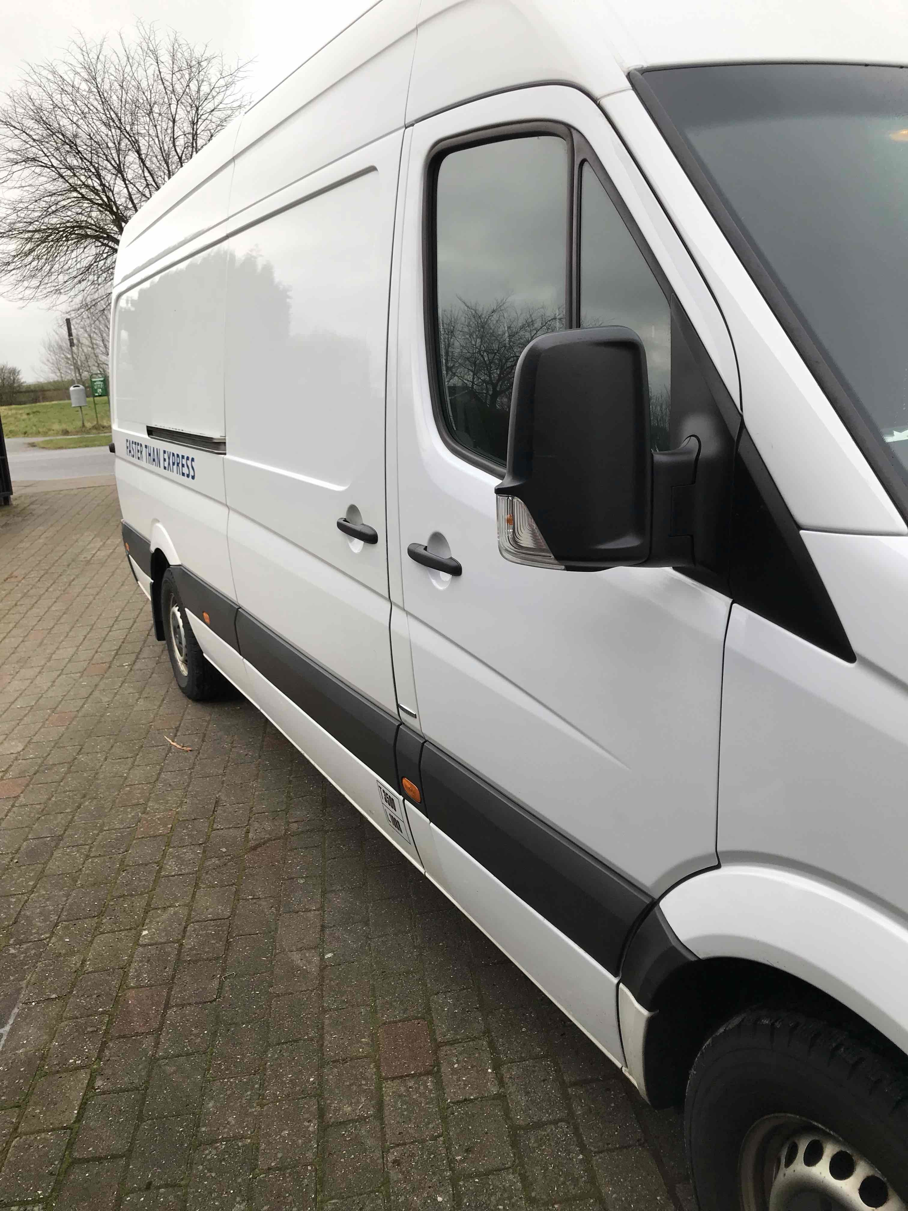 Hvid Mercedes Sprinter 316 fra 2016