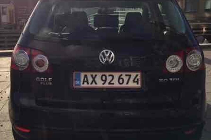 Sort VW Golf Plus fra 2006