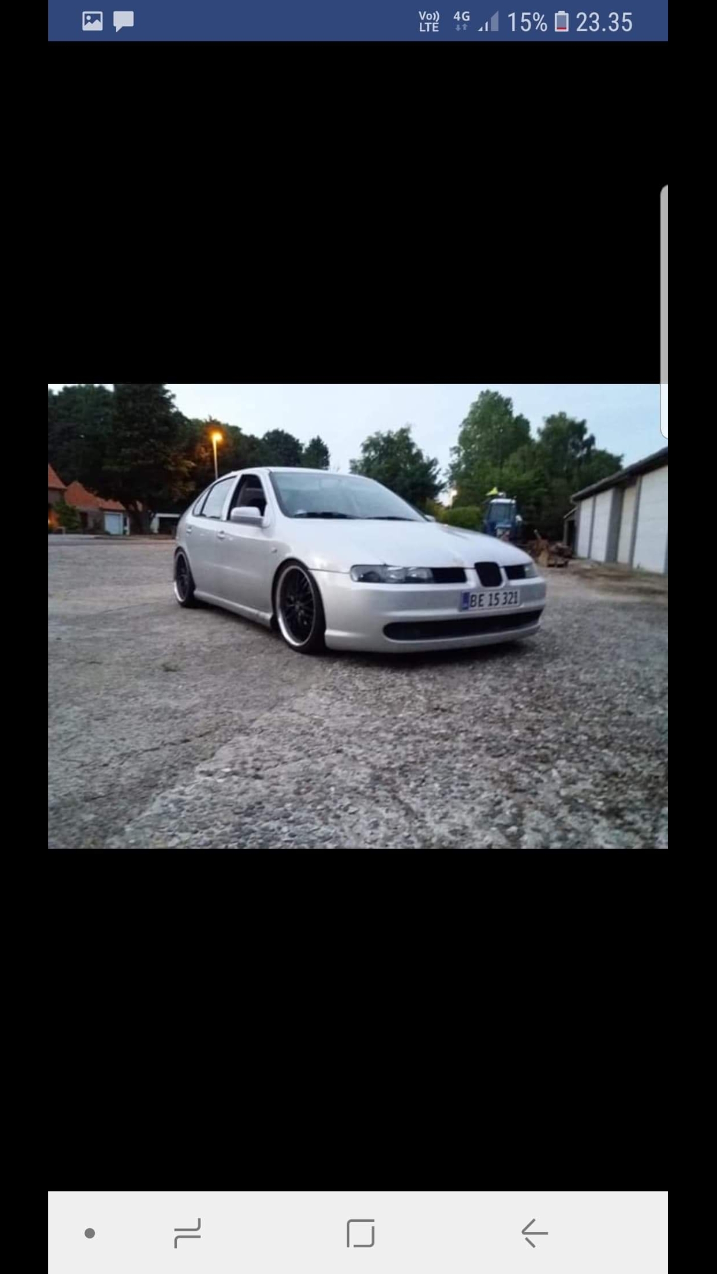 Grå Seat Leon fra 2003