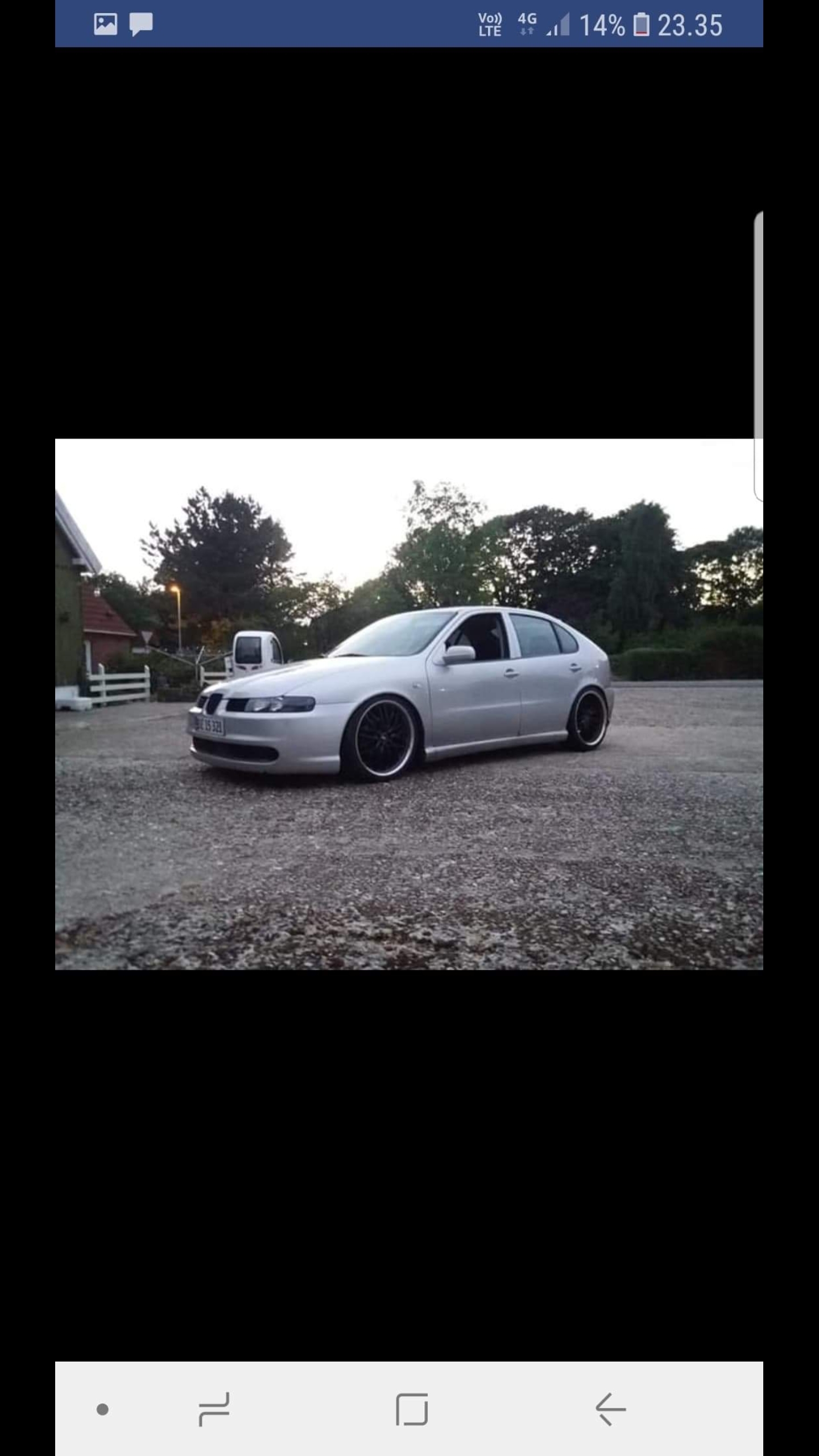 Grå Seat Leon fra 2003