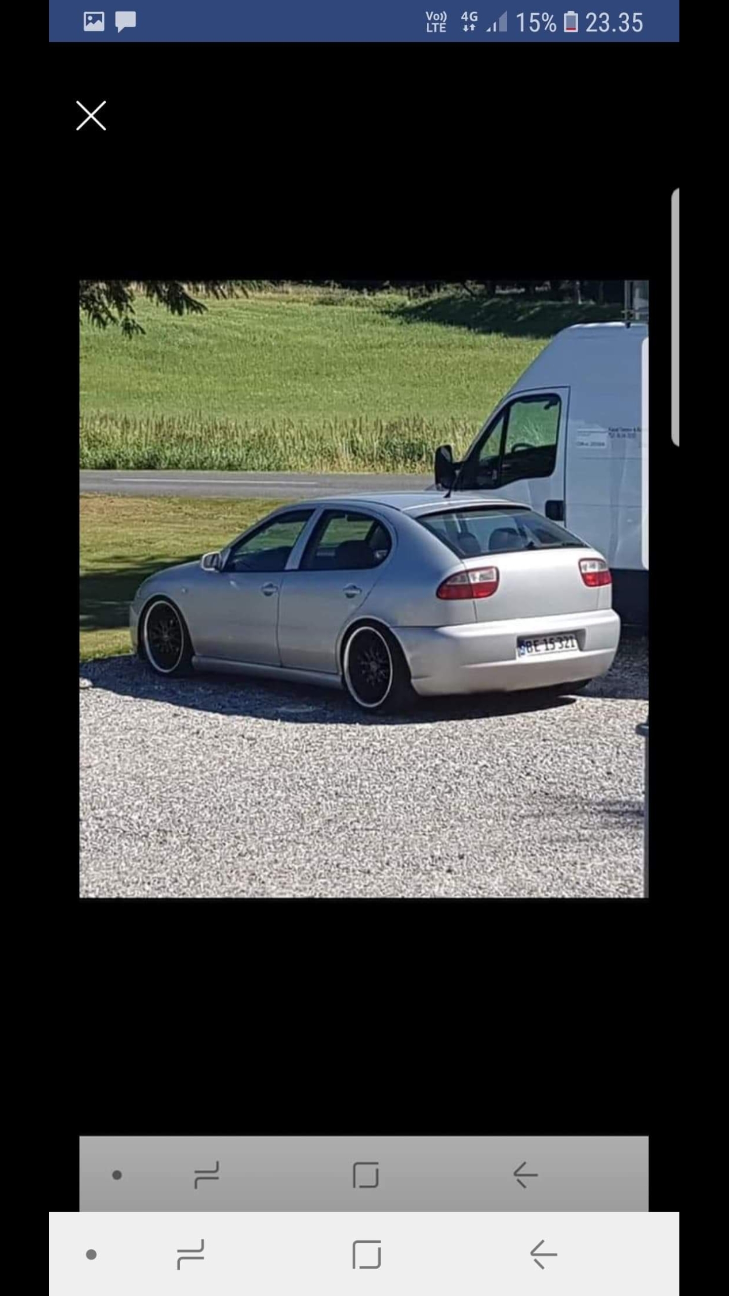 Grå Seat Leon fra 2003