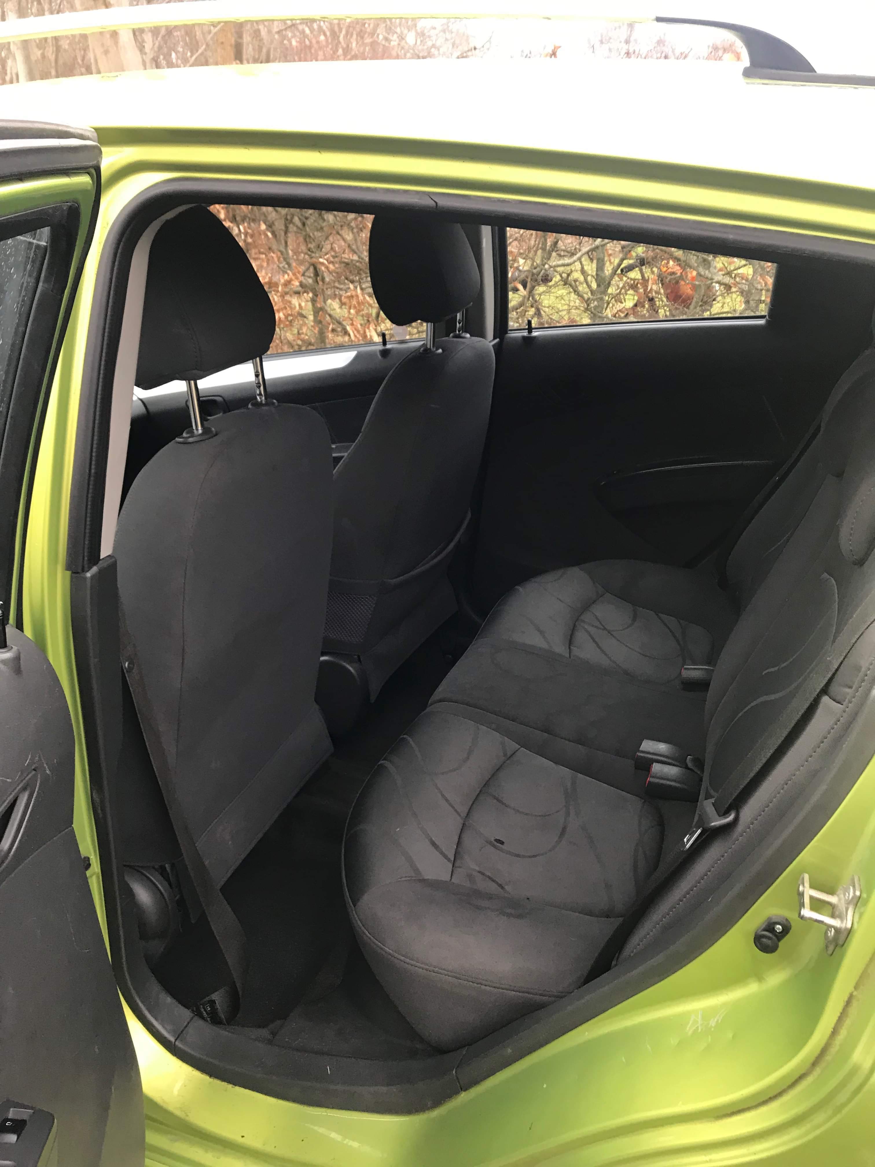 Grøn Chevrolet Spark fra 2011