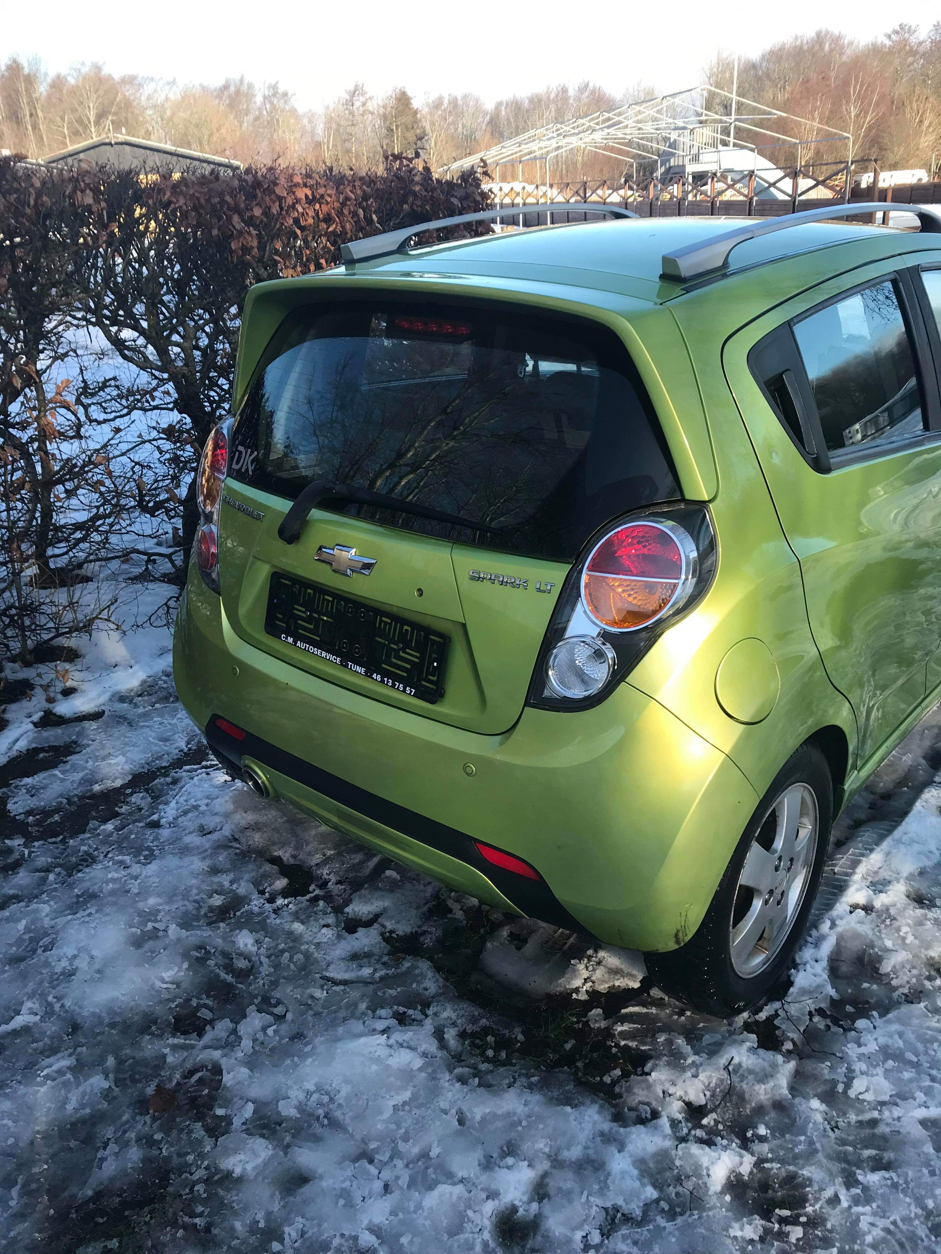Grøn Chevrolet Spark fra 2011
