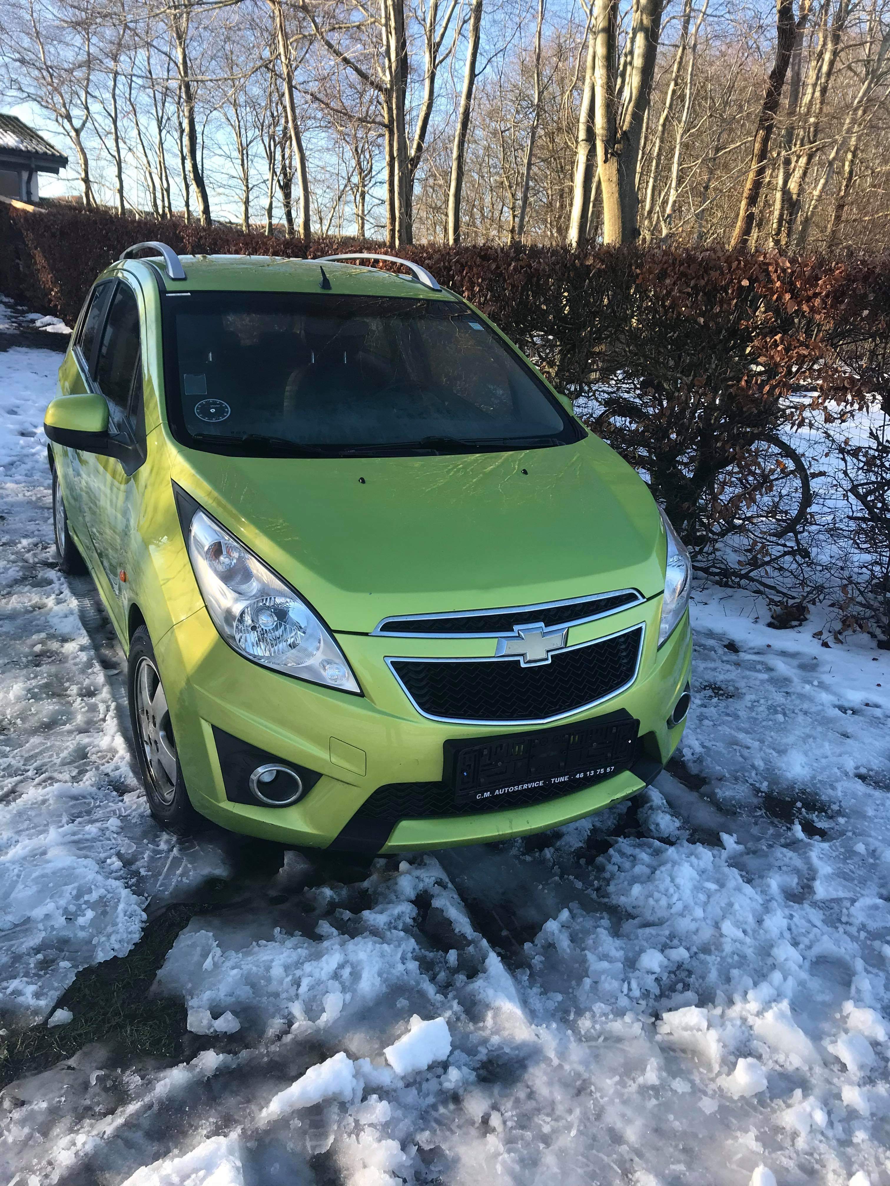 Grøn Chevrolet Spark fra 2011