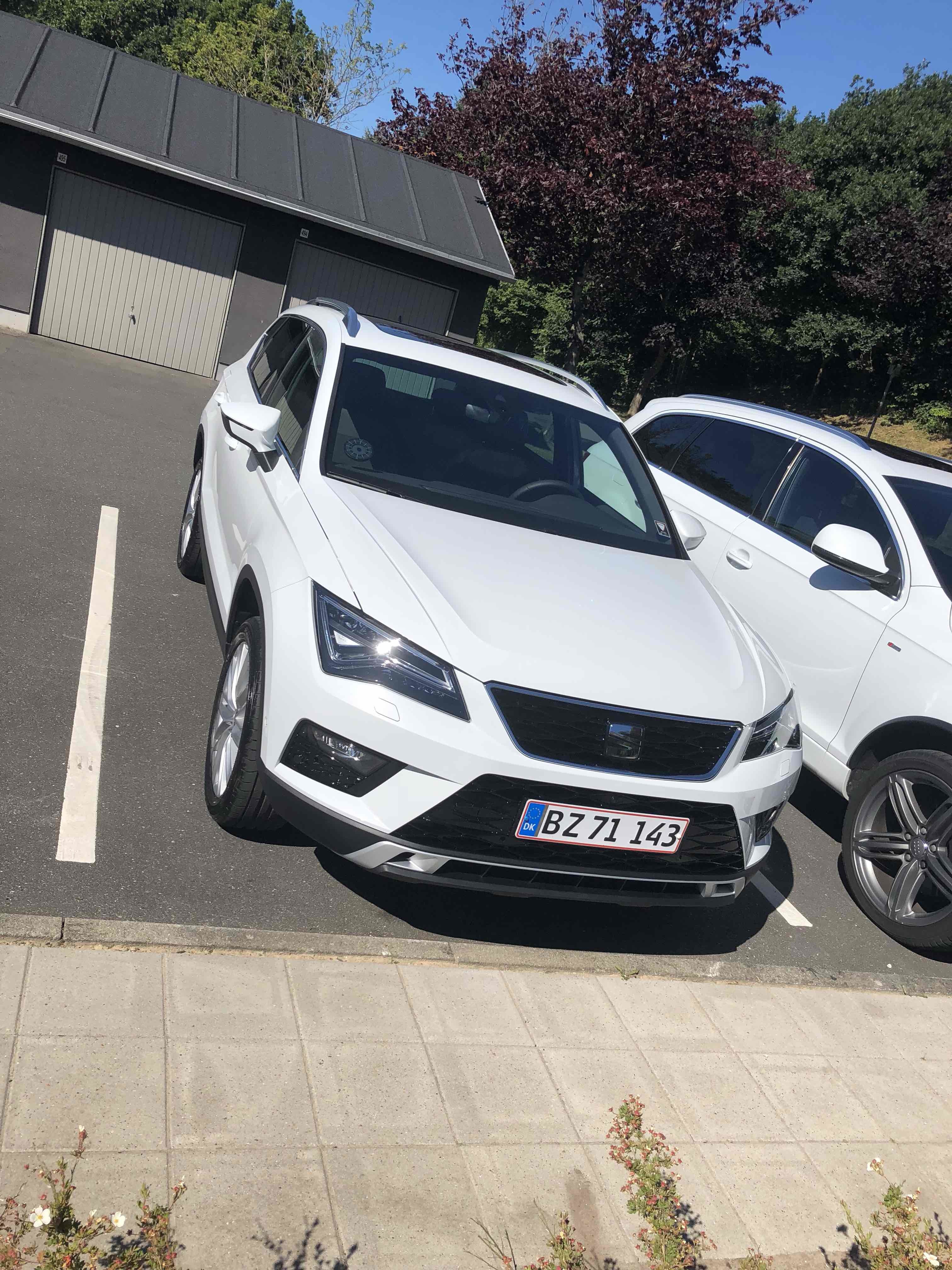 Hvid Seat Ateca fra 2018