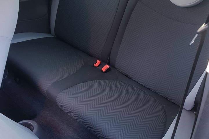 Hvid Fiat 500 fra 2016
