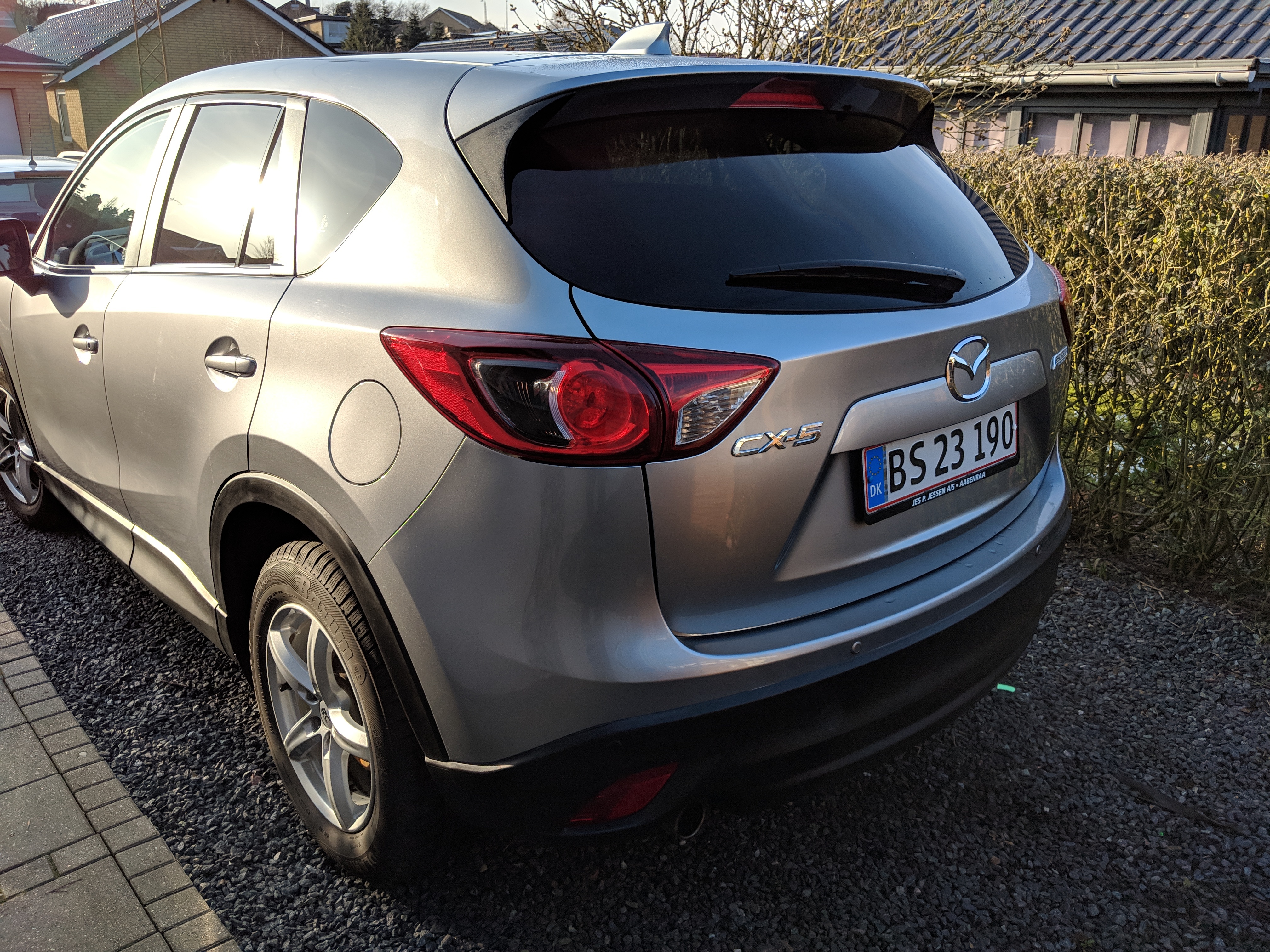 Grå Mazda CX-5 fra 2012