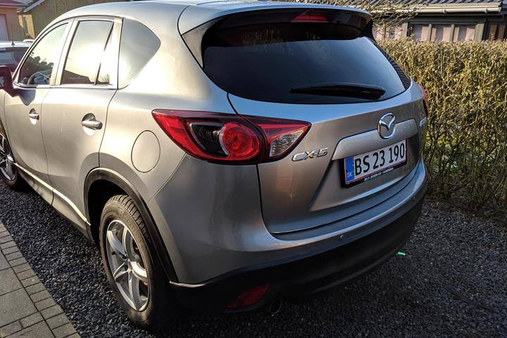 Grå Mazda CX-5 fra 2012