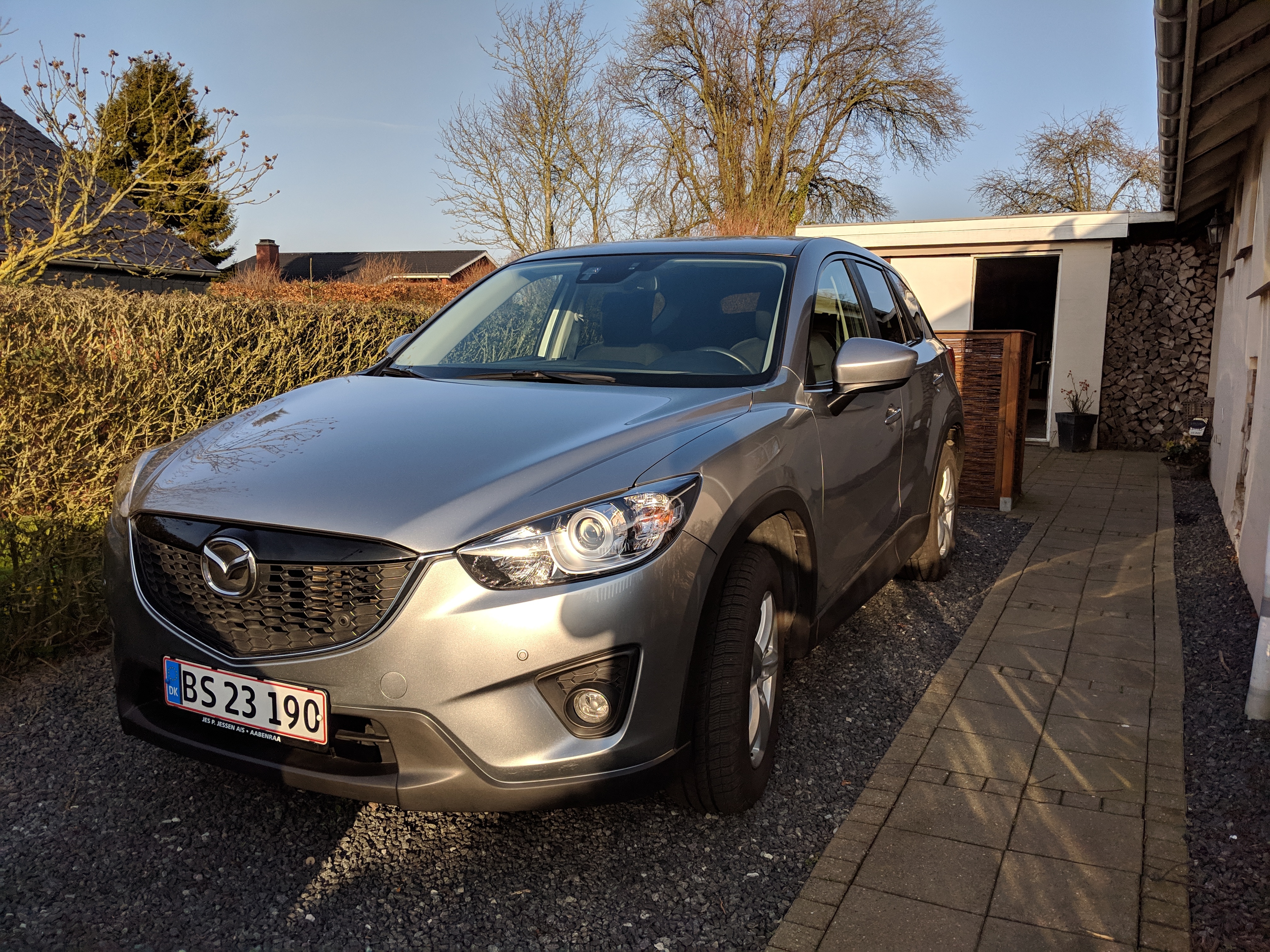 Grå Mazda CX-5 fra 2012