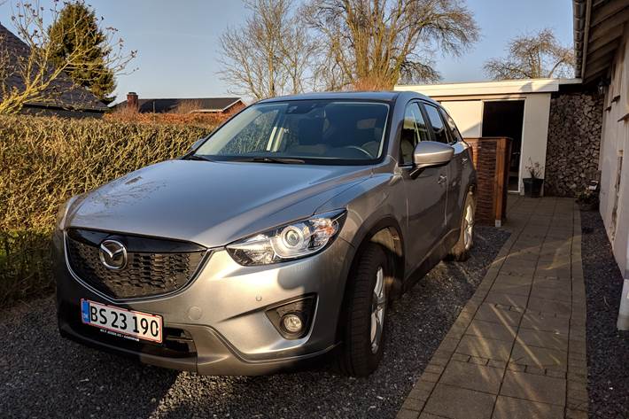 Grå Mazda CX-5 fra 2012