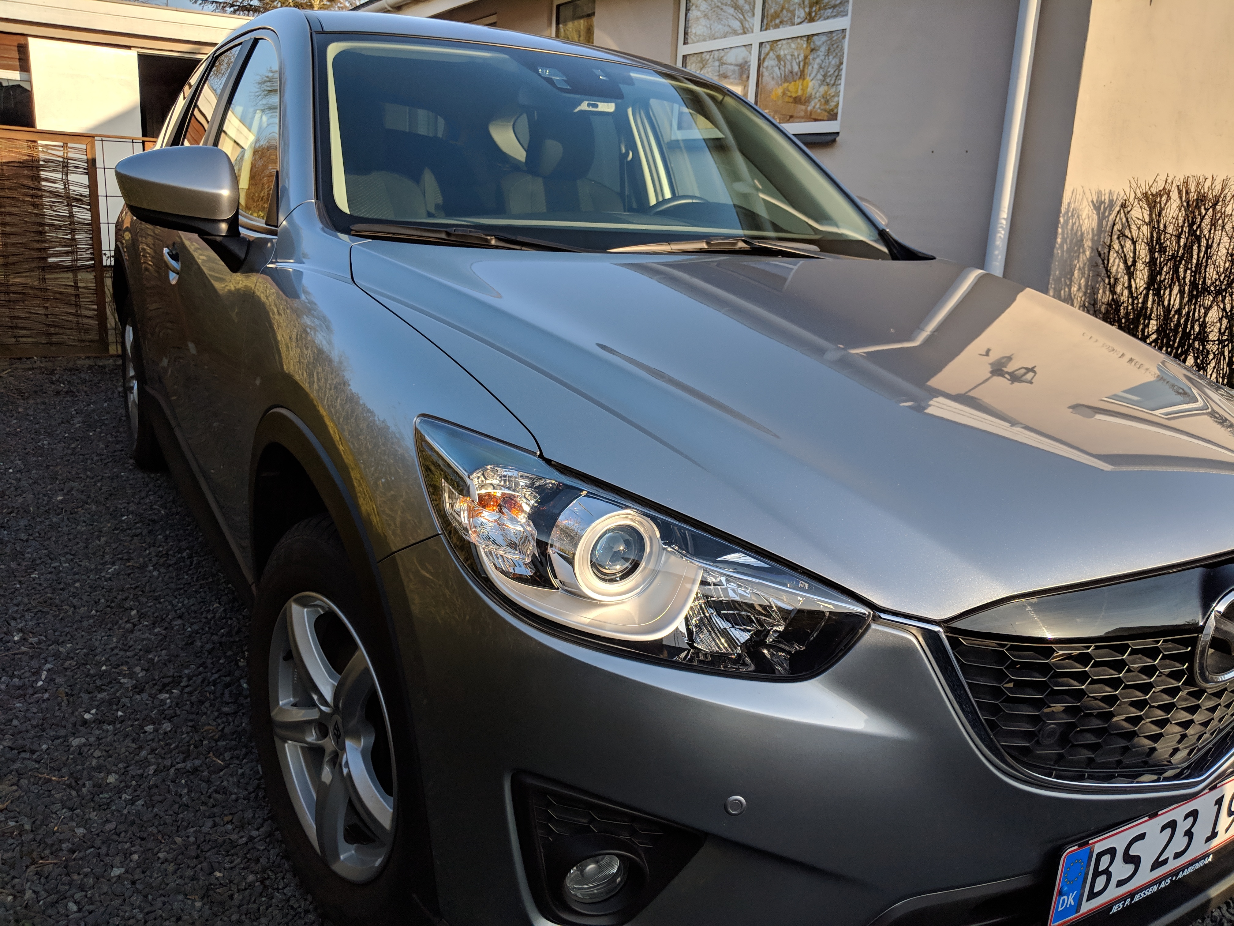 Grå Mazda CX-5 fra 2012