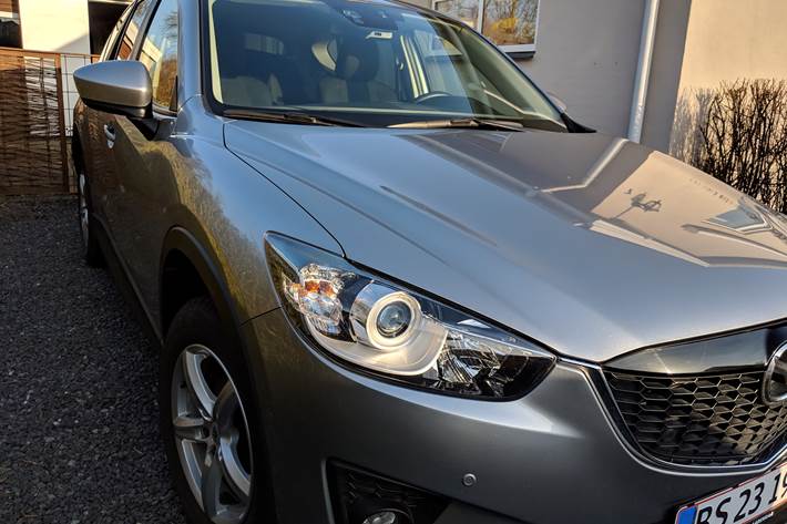 Grå Mazda CX-5 fra 2012
