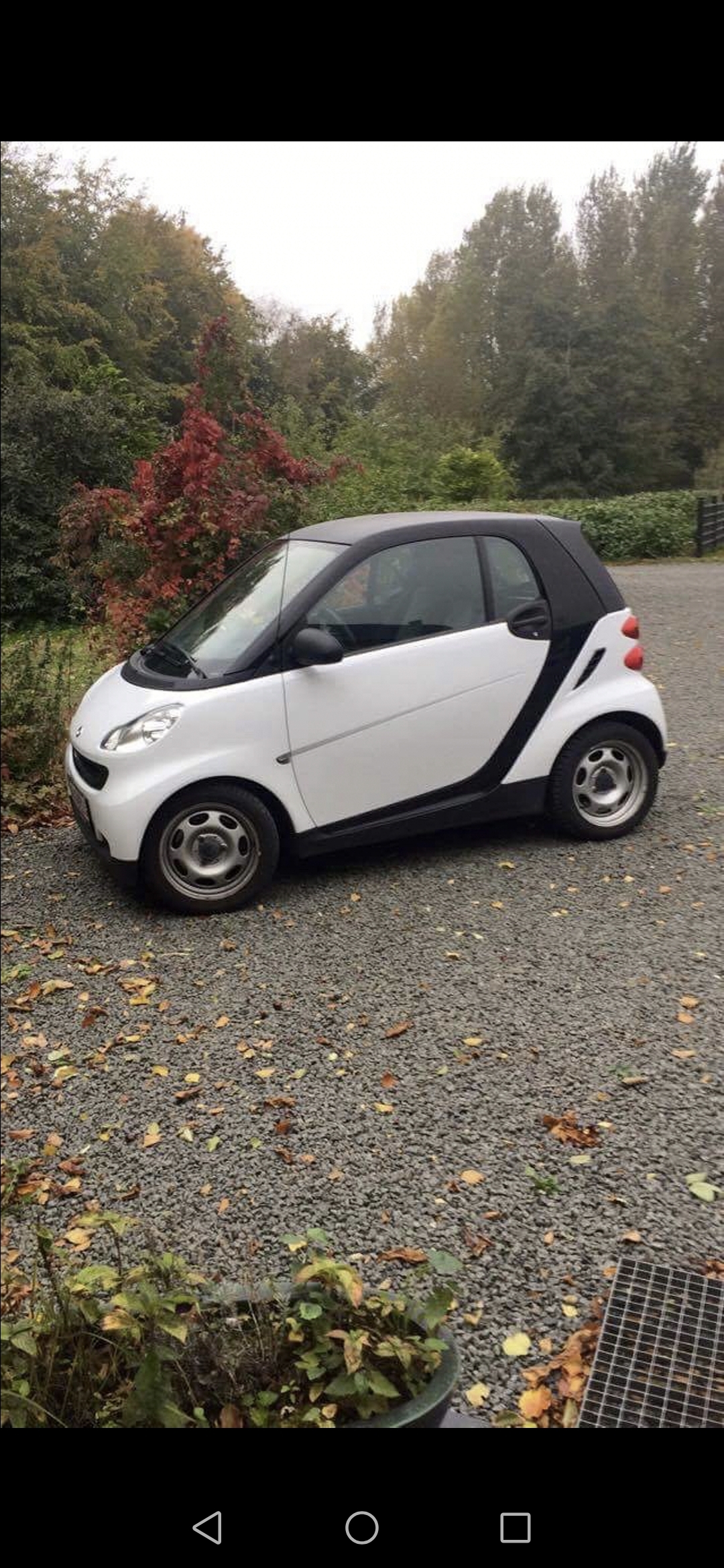 Hvid Smart Fortwo fra 2011