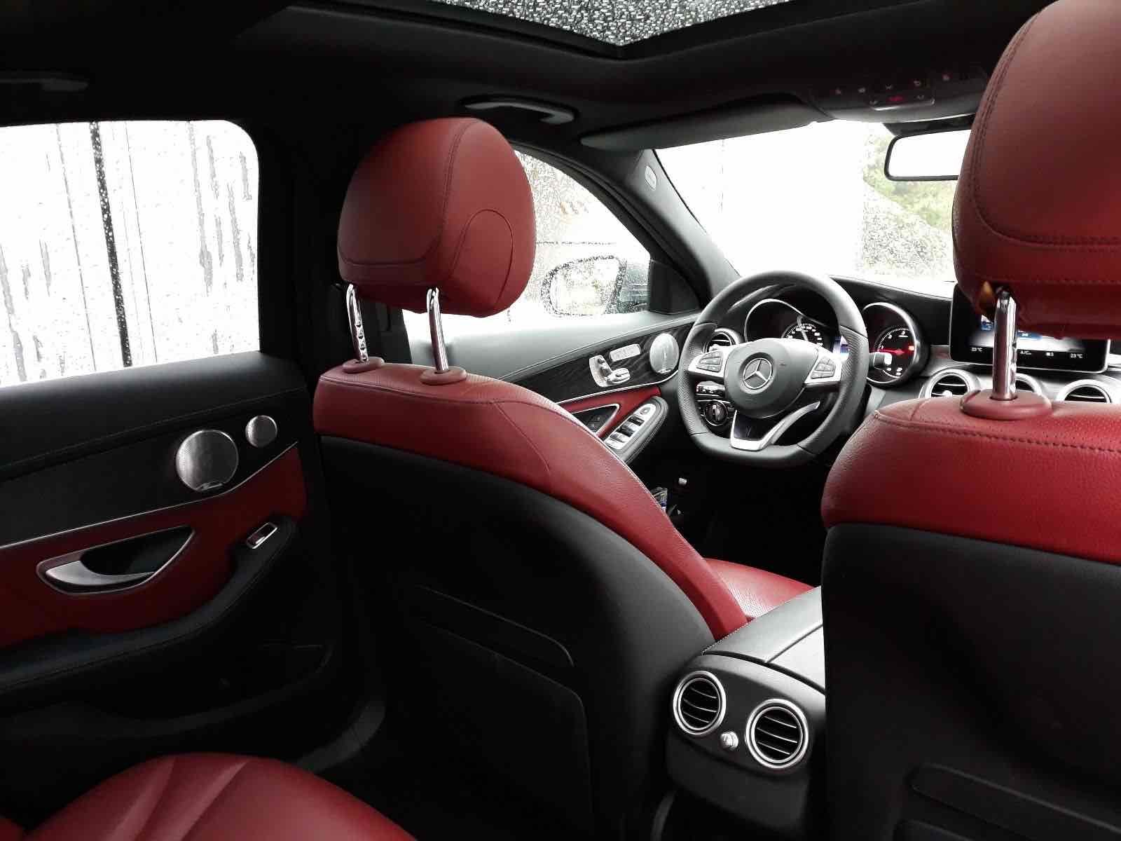 Grå Mercedes C220 d fra 2015